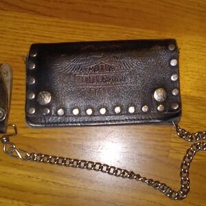 Vintage harley davidson wallet
